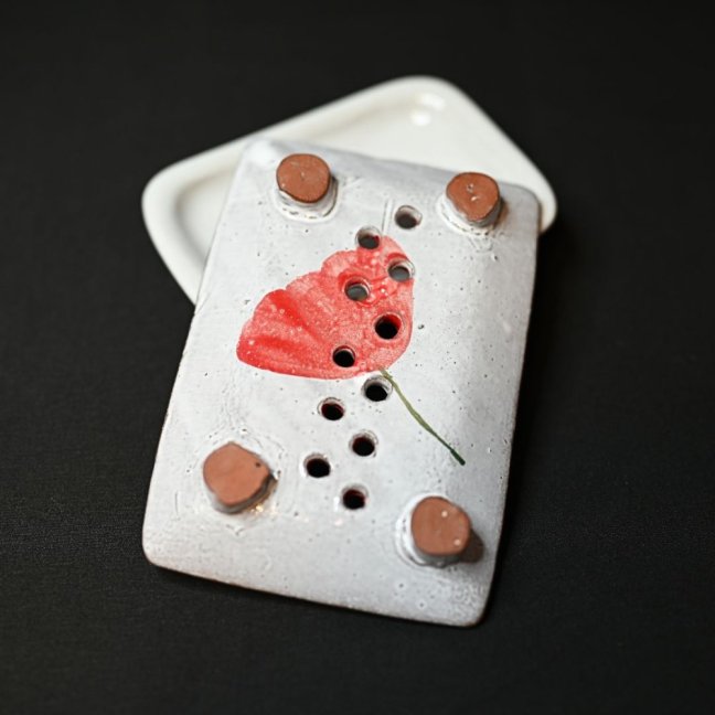 MÝDLENKA - Osoblažená - Vzor mýdlenky: Červené tulipány